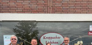 Hoher Besuch im „Kroppacher Lädchen“