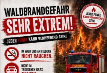 Achtung Waldbrandgefahr!