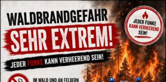 Achtung Waldbrandgefahr!